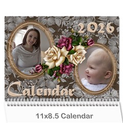 Coffee Country Wall Calendar (any Year) 2026 11 x 8.5 - Wall Calendar 11  x 8.5  (12-Months)
