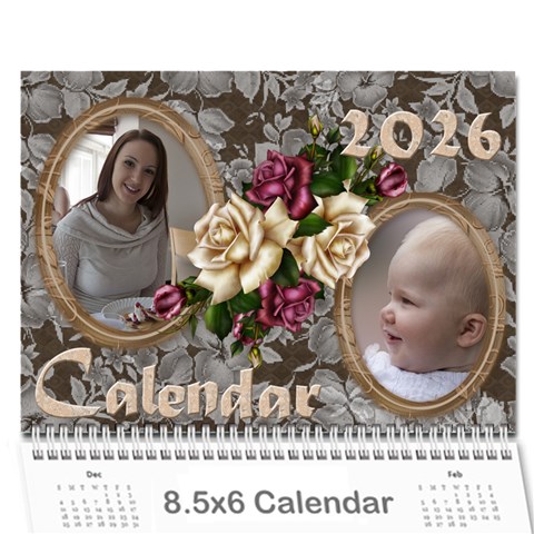 Coffee Country Wall Calendar (any Year) 2026 8 5x6 By Deborah Cover