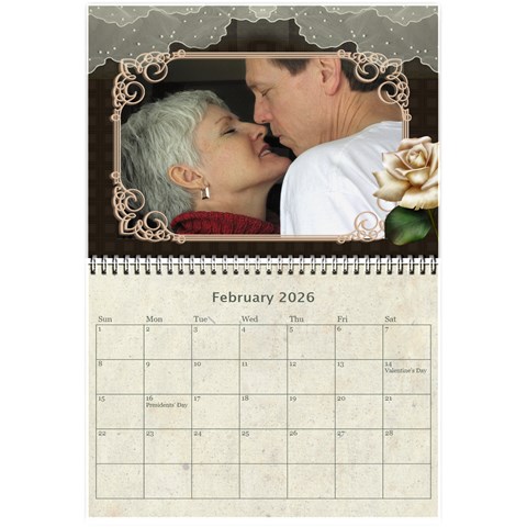 Coffee Country Wall Calendar (any Year) 2026 8 5x6 By Deborah Feb 2026