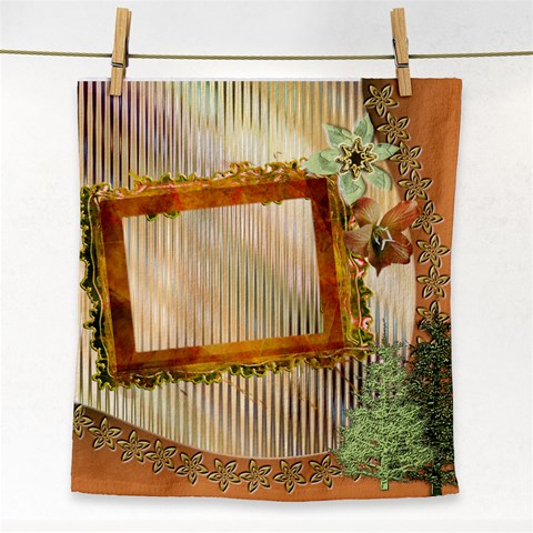 Christmas Alternate2 Face  Towel By Ellan Front