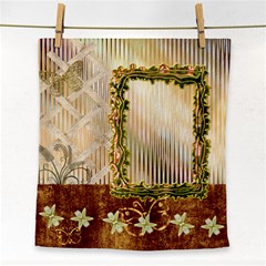 Garden Floral Face  Towel