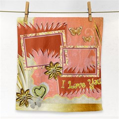  Love You Spring Warm Face  Towel