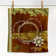 Live Every Moment Heart Love Face  Towel