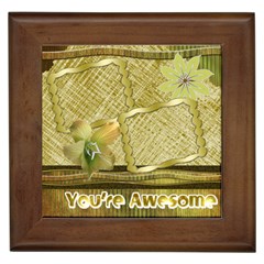 You - Framed Tile