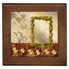 Latice garden framed tile