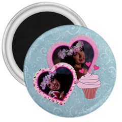 Cupcake Love 3  Magnet