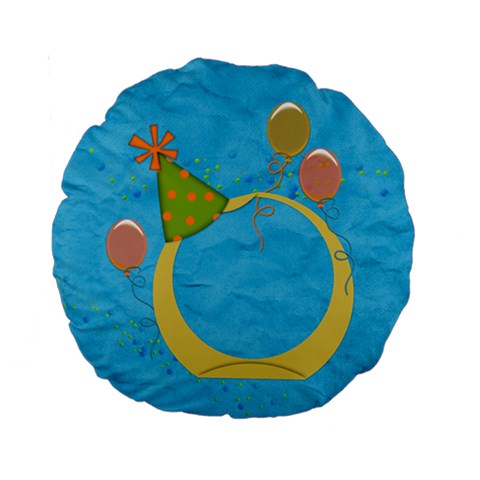 Boy`s Party 15  Cushion By Zornitza Back