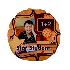 back to school - Standard 15  Premium Round Cushion 