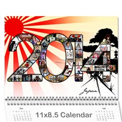 2014 Calendar - Wall Calendar 11  x 8.5  (12-Months)