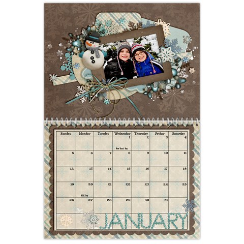 2014 Calendar By Jami Malcolm Jan 2014