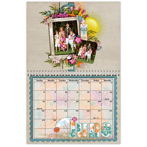 2014 Calendar By Jami Malcolm Jun 2014