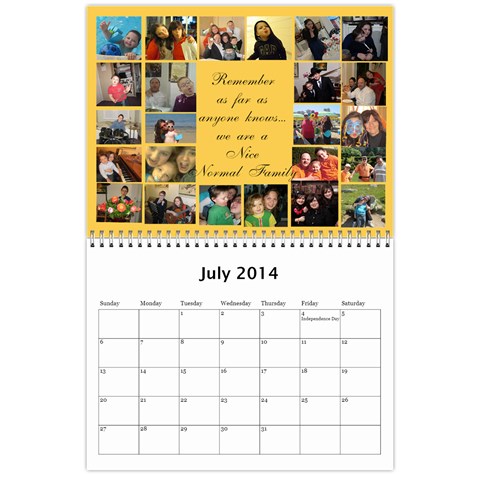 Calander Papi Mami By Giti Jul 2014