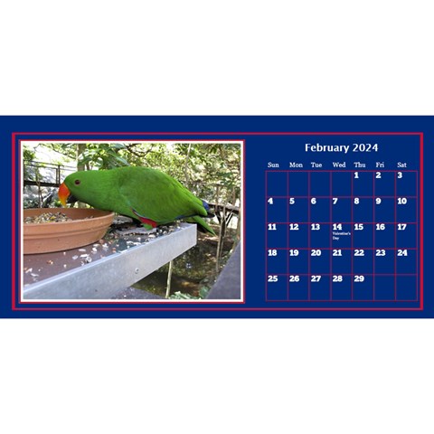 My Little Perfect Desktop Calendar 11x5 By Deborah Feb 2024