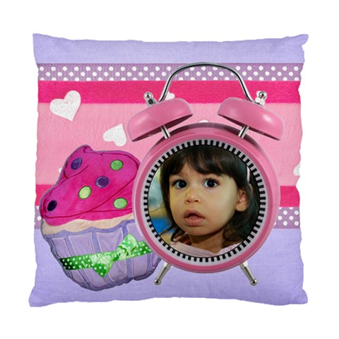 Any Time Is Cupcake Time Pillow Case By Ivelyn Front