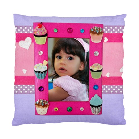 Any Time Is Cupcake Time Pillow Case By Ivelyn Back