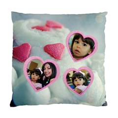cupcake hearts pillow case (5 styles) - Standard Cushion Case (Two Sides) cupcake hearts pillow case (5 styles) - Standard Cushion Case (Two Sides)