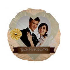 wedding - Standard 15  Premium Round Cushion 