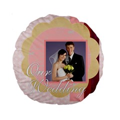 wedding - Standard 15  Premium Round Cushion 