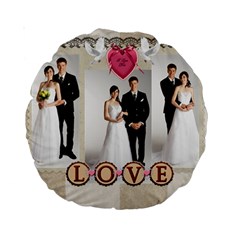 wedding - Standard 15  Premium Round Cushion 