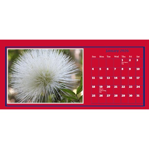 A Little Perfect Desktop Calendar 11x5 By Deborah Jan 2026