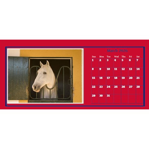 A Little Perfect Desktop Calendar 11x5 By Deborah Mar 2026