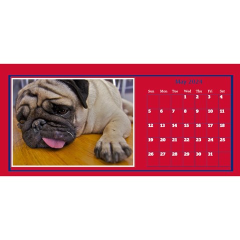 A Little Perfect Desktop Calendar 11x5 By Deborah May 2024