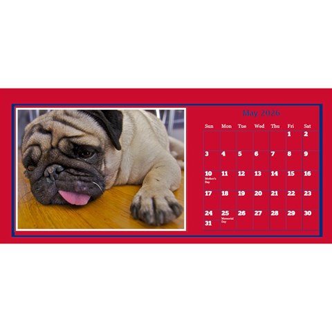 A Little Perfect Desktop Calendar 11x5 By Deborah May 2026