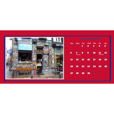 A Little Perfect Desktop Calendar 11x5 By Deborah Sep 2026
