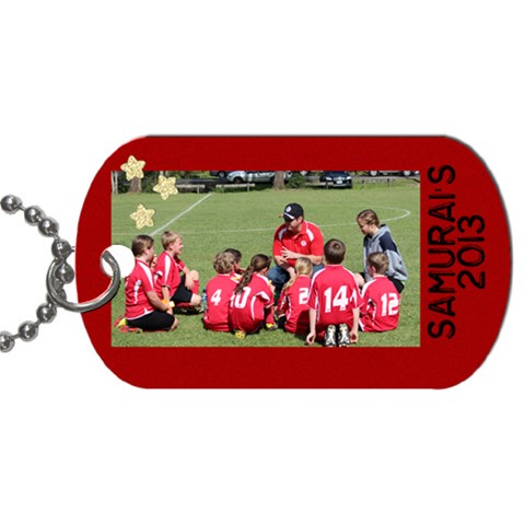 Farrah Dog Tag By Taryn Powell Back