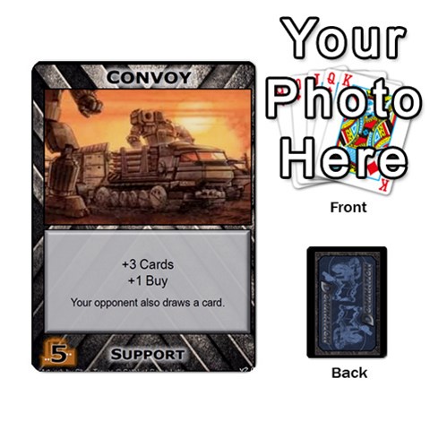 Jack Battletech: Domination V2 1 Supply Cards By Scott Heise Front - DiamondJ