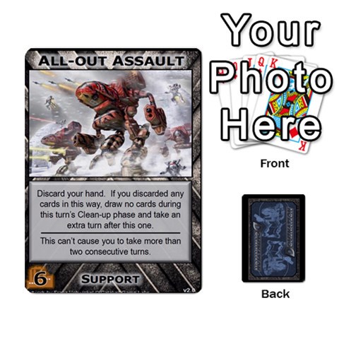 Battletech: Domination V2 1 Supply Cards By Scott Heise Front - Club4