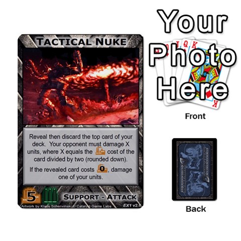 Queen Battletech: Domination V2 1 Supply Cards By Scott Heise Front - ClubQ