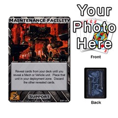 Battletech: Domination V2 1 Supply Cards By Scott Heise Front - Joker1