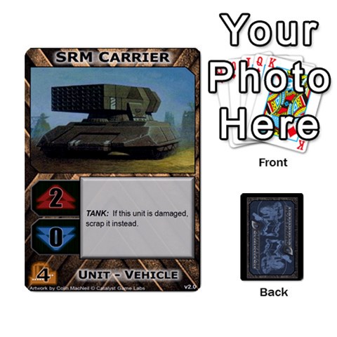 Jack Battletech: Domination V2 1 Supply Cards By Scott Heise Front - SpadeJ