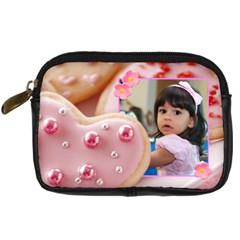 cookie hearts - Digital Camera Leather Case