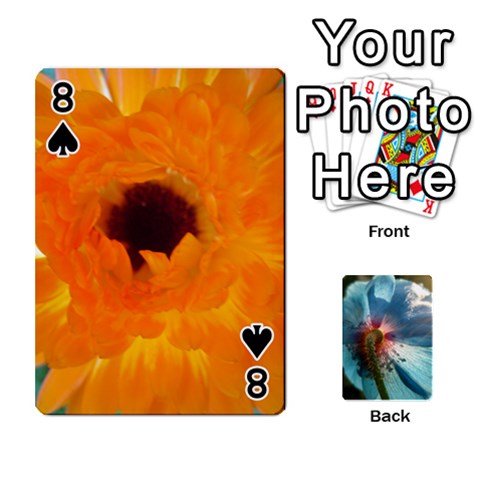 Playing Cards By Molly Front - Spade8