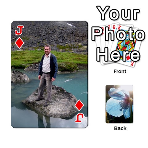 Jack Playing Cards By Molly Front - DiamondJ