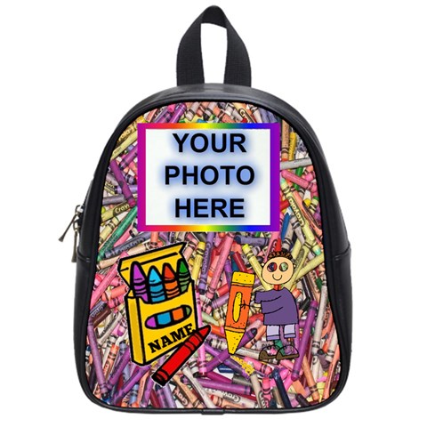 Colorful Small Book Bag By Joy Johns Front