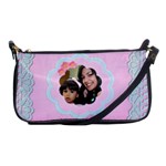 pink w/blue lace - Shoulder Clutch Bag