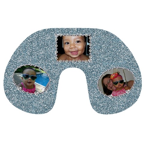 Glitter Neck Pillow By Angeye Front