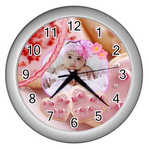 Cookie Hearts Clock By Ivelyn Front