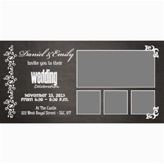wedding invite - 4  x 8  Photo Cards