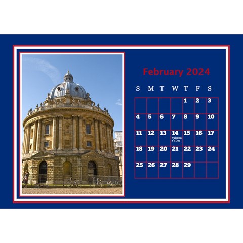 A Little Perfect Desktop Calendar (8 5x6) By Deborah Feb 2024