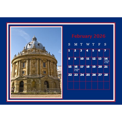 A Little Perfect Desktop Calendar (8 5x6) By Deborah Feb 2024