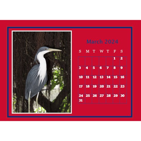 A Little Perfect Desktop Calendar (8 5x6) By Deborah Mar 2024