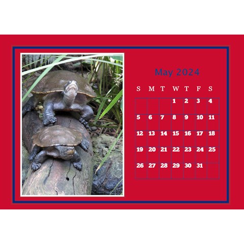 A Little Perfect Desktop Calendar (8 5x6) By Deborah May 2024