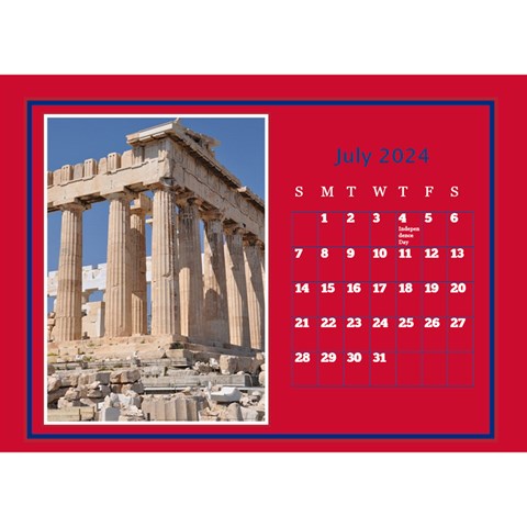A Little Perfect Desktop Calendar (8 5x6) By Deborah Jul 2024