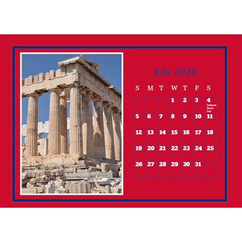 A Little Perfect Desktop Calendar (8 5x6) By Deborah Jul 2026