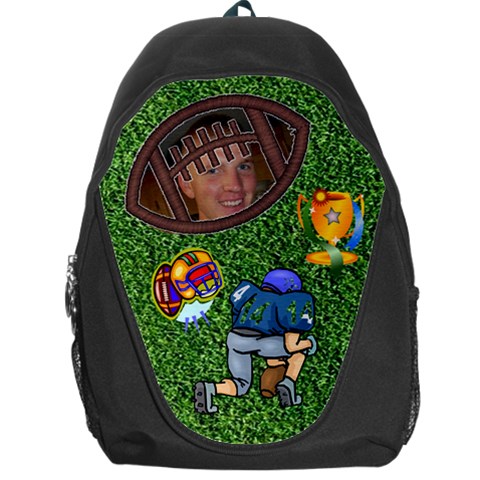Football Backpack By Joy Johns Front