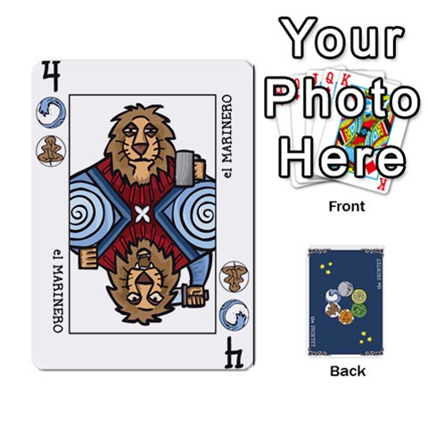 Decktet Español By Pixatintes Front - Heart4